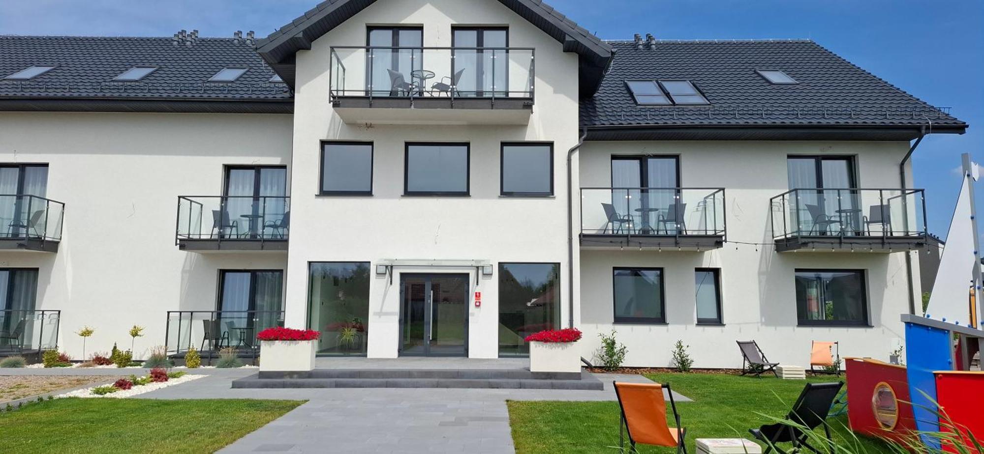 Bursztynowa Rosa & Wypozyczalnia Rowerow Elektrycznych Hotell Łeba Exteriör bild